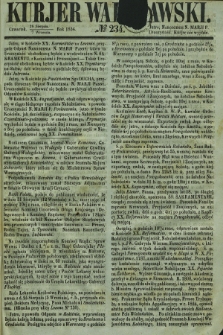 Kurjer Warszawski. 1854, № 234 (26 sierpnia)