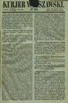 Kurjer Warszawski. 1854, № 236 (10 września)