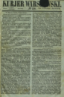 Kurjer Warszawski. 1854, № 238 (12 września)
