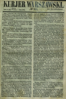 Kurjer Warszawski. 1854, № 249 (11 września)
