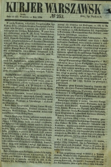 Kurjer Warszawski. 1854, № 253 (27 września)
