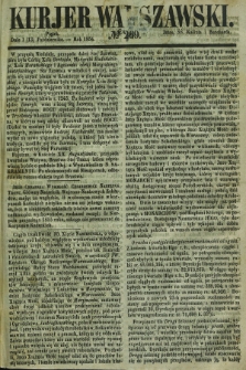 Kurjer Warszawski. 1854, № 269 (1 października)