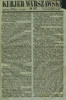 Kurjer Warszawski. 1854, № 277 (9 października)