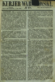 Kurjer Warszawski. 1854, № 278 (22 października)