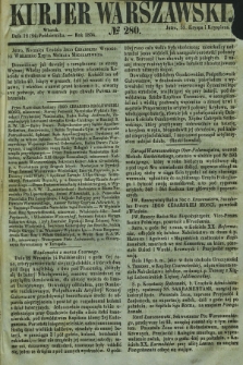 Kurjer Warszawski. 1854, № 280 (24 października)