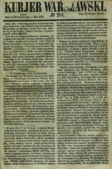 Kurjer Warszawski. 1854, № 284 (16 października)