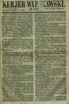 Kurjer Warszawski. 1854, № 313 (27 listopada)