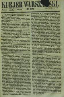 Kurjer Warszawski. 1854, № 319 (3 grudnia)