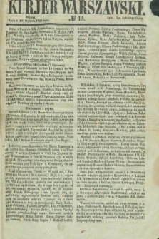 Kurjer Warszawski. 1855, № 14 (16 stycznia)