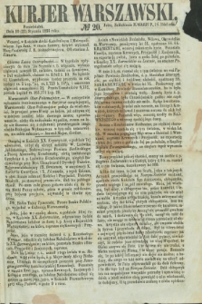 Kurjer Warszawski. 1855, № 20 (22 stycznia)