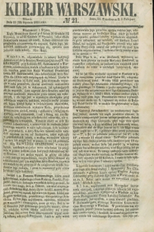 Kurjer Warszawski. 1855, № 21 (23 stycznia)