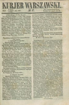 Kurjer Warszawski. 1855, № 37 (9 lutego)