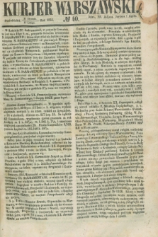 Kurjer Warszawski. 1855, № 40 (12 lutego)