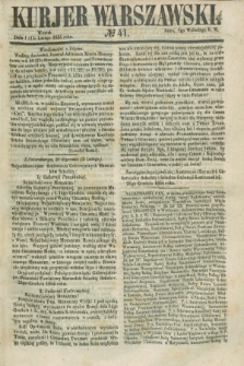 Kurjer Warszawski. 1855, № 41 (13 lutego)