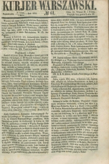 Kurjer Warszawski. 1855, № 61 (5 marca)