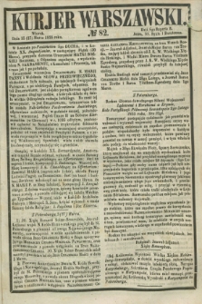 Kurjer Warszawski. 1855, № 82 (27 marca)