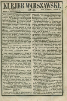 Kurjer Warszawski. 1855, № 100 (16 kwietnia)