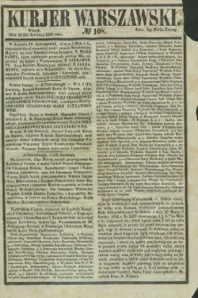 Kurjer Warszawski. 1855, № 108 (24 kwietnia)