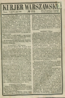 Kurjer Warszawski. 1855, № 115 (1 maja)