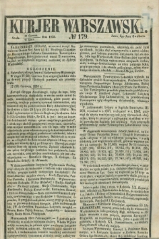 Kurjer Warszawski. 1855, № 179 (11 lipca)