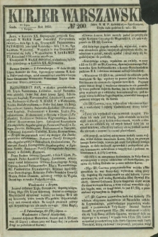 Kurjer Warszawski. 1855, № 200 (1 sierpnia)