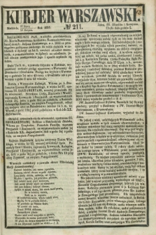 Kurjer Warszawski. 1855, № 211 (12 sierpnia)