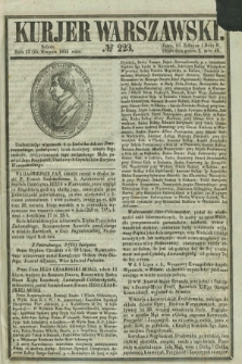 Kurjer Warszawski. 1855, № 223 (25 sierpnia)