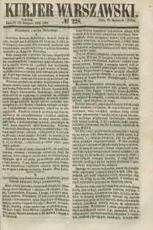 Kurjer Warszawski. 1855, № 228 (30 sierpnia)