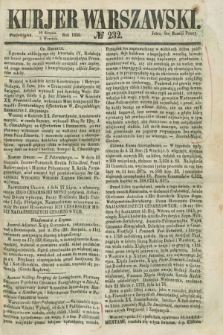 Kurjer Warszawski. 1855, № 232 (3 września)