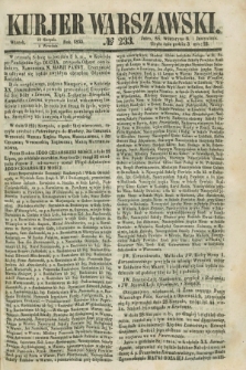 Kurjer Warszawski. 1855, № 233 (4 września)