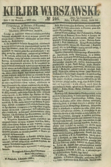 Kurjer Warszawski. 1855, № 246 (18 września)