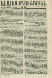 Kurjer Warszawski. 1855, № 250 (22 września)