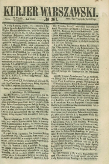 Kurjer Warszawski. 1855, № 261 (3 października)