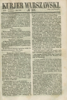 Kurjer Warszawski. 1855, № 268 (10 października)