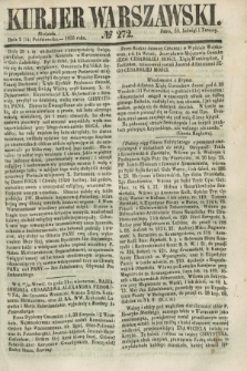 Kurjer Warszawski. 1855, № 272 (14 października)