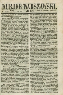 Kurjer Warszawski. 1855, № 274 (16 października)