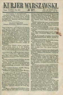 Kurjer Warszawski. 1855, № 297 (9 listopada)