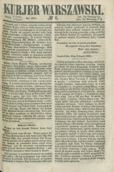 Kurjer Warszawski. 1856, № 6 (8 stycznia)