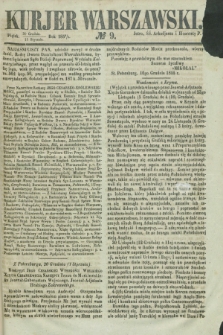 Kurjer Warszawski. 1856, № 9 (11 stycznia)