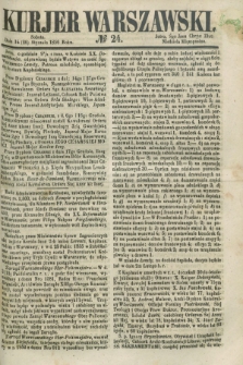 Kurjer Warszawski. 1856, № 24 (26 stycznia)