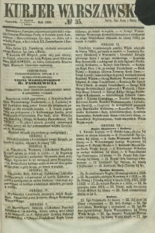 Kurjer Warszawski. 1856, № 35 (7 lutego)