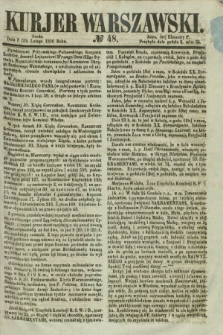 Kurjer Warszawski. 1856, № 48 (20 lutego)