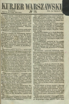 Kurjer Warszawski. 1856, № 53 (25 lutego)