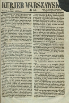 Kurjer Warszawski. 1856, № 57 (29 lutego)