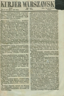 Kurjer Warszawski. 1856, № 83 (28 marca)