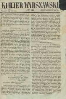 Kurjer Warszawski. 1856, № 125 (16 maja)