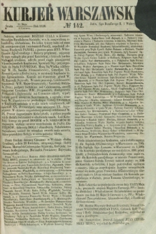 Kurjer Warszawski. 1856, № 142 (4 czerwca)