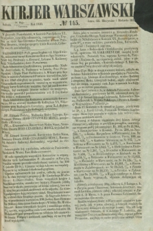 Kurjer Warszawski. 1856, № 145 (7 czerwca)