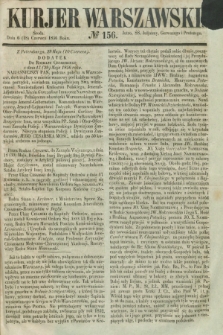 Kurjer Warszawski. 1856, № 156 (18 czerwca)