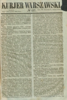 Kurjer Warszawski. 1856, № 157 (19 czerwca)